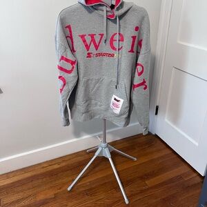 Starter Budweiser Gray and Red Logo Patch, Starter 50 Black Label